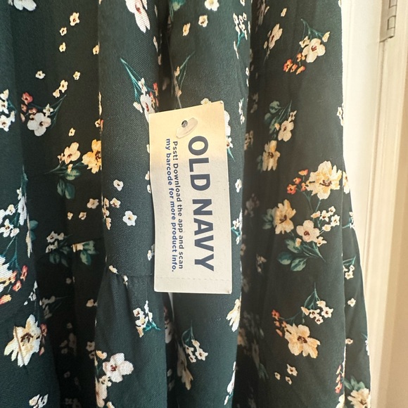 Floral Boho Cottagecore Prairie Tiered Maxi /Midi Swing Dress long sleeve NWT - Picture 8 of 8